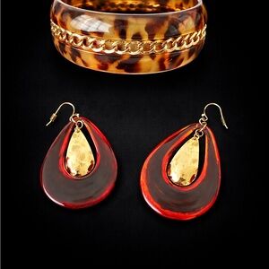 Elegant Earrings and Bracelet Set